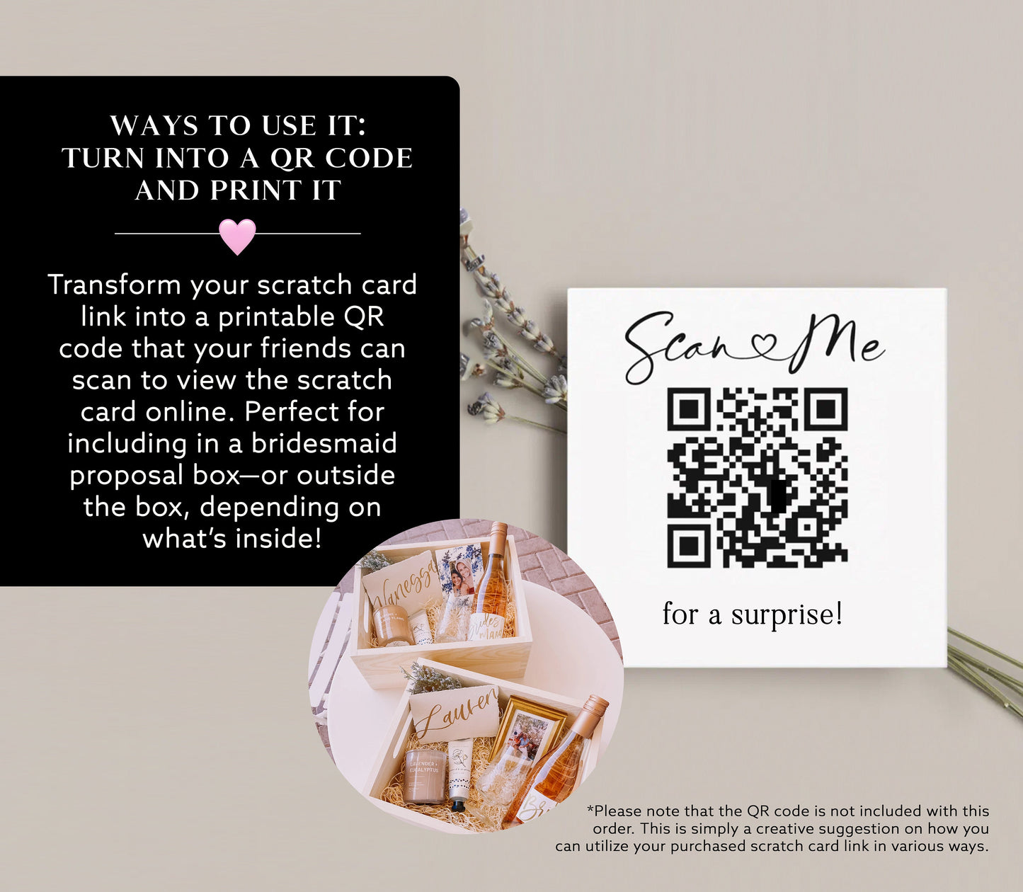 Bridesmaid Proposal Scratch Card
