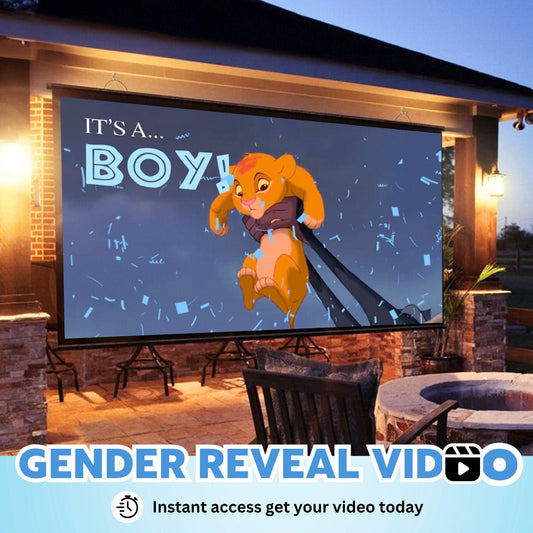 BOY Gender Reveal Movie Video