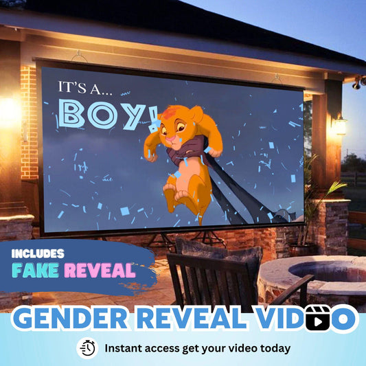 BOY Gender Reveal Movie Video With Fake Reveal