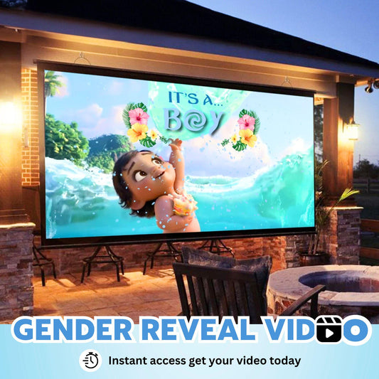 BOY Gender Reveal Movie Video