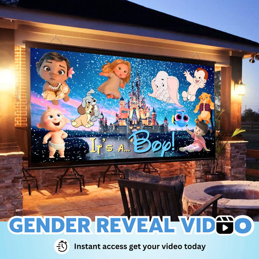 BOY Gender Reveal Movie Video