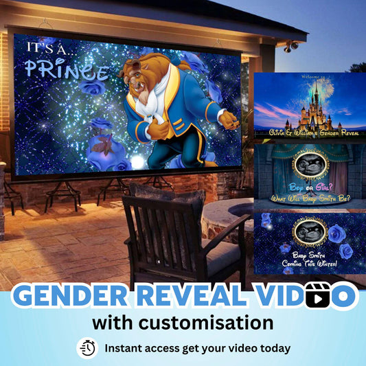 BOY Custom Gender Reveal Movie Video