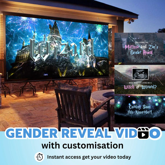 BOY Custom Gender Reveal Movie Video