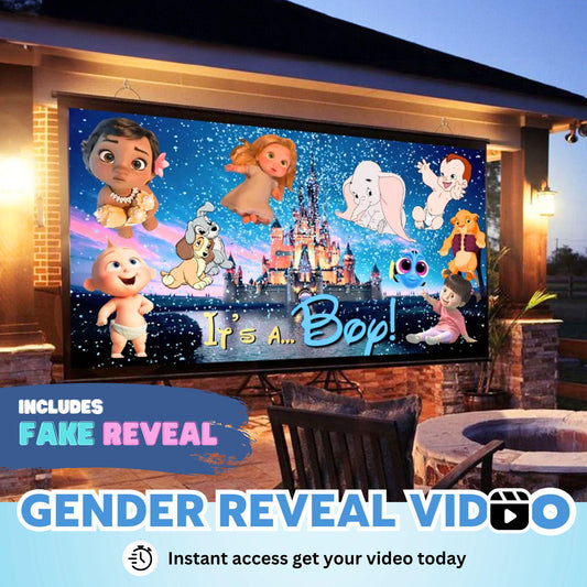 BOY Gender Reveal Movie Video With Fake Reveal