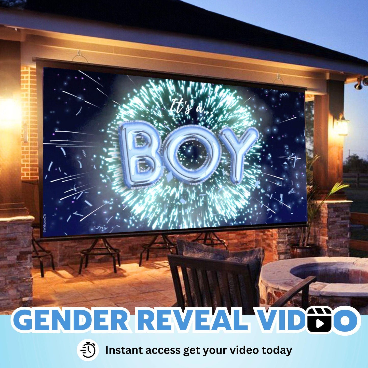 BOY Gender Reveal Movie Video