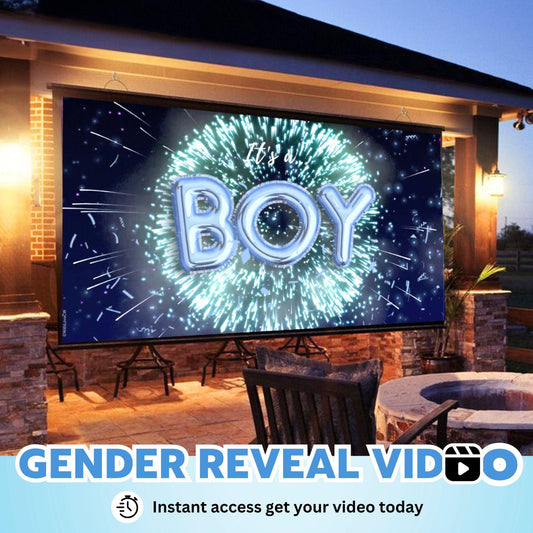 BOY Gender Reveal Movie Video