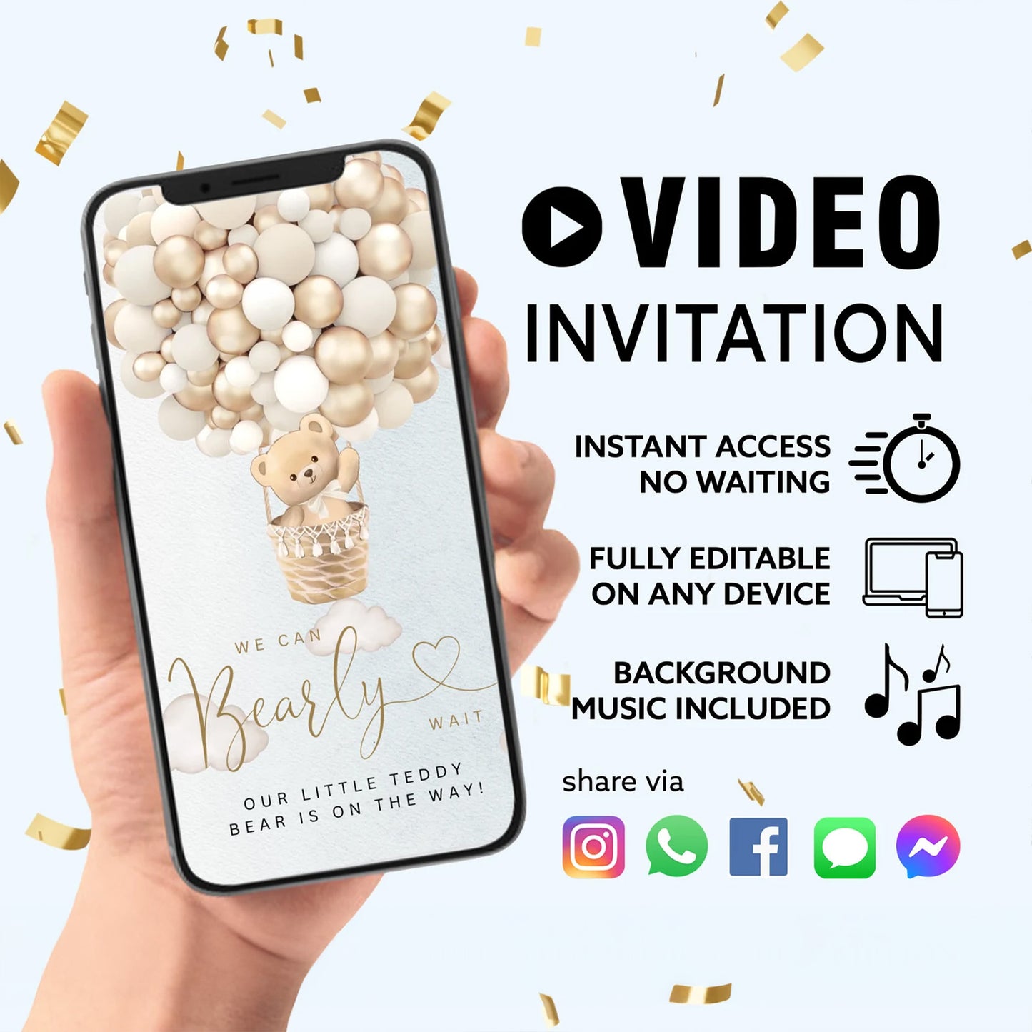 Baby Shower Video Invitation