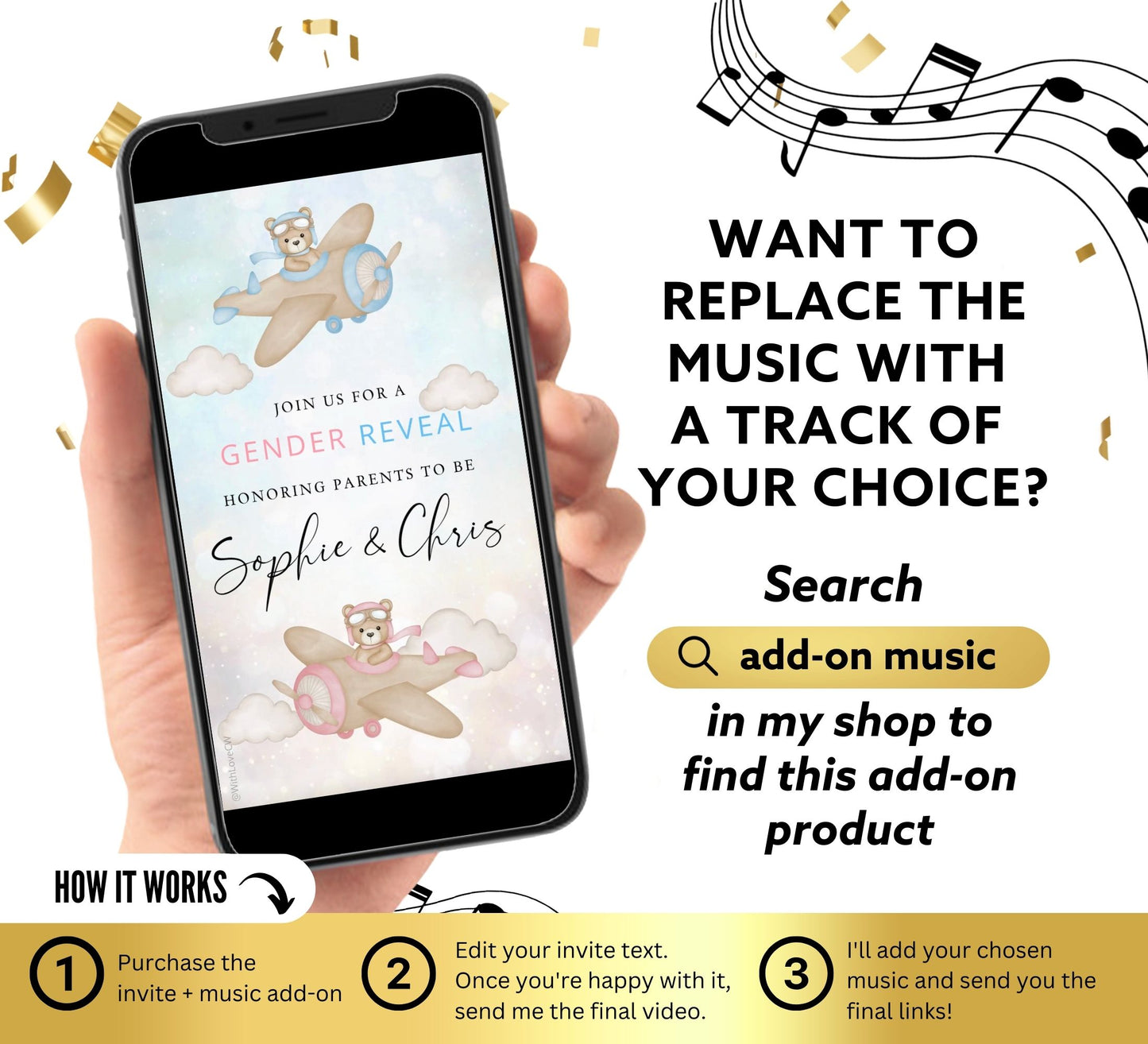 Gender Reveal Video Invitation