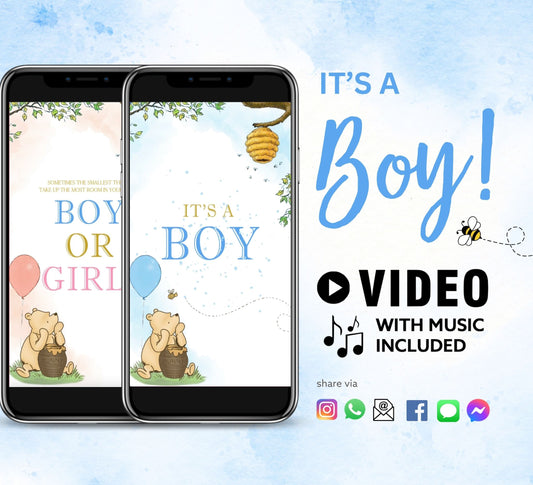 BOY Baby Gender Reveal Video