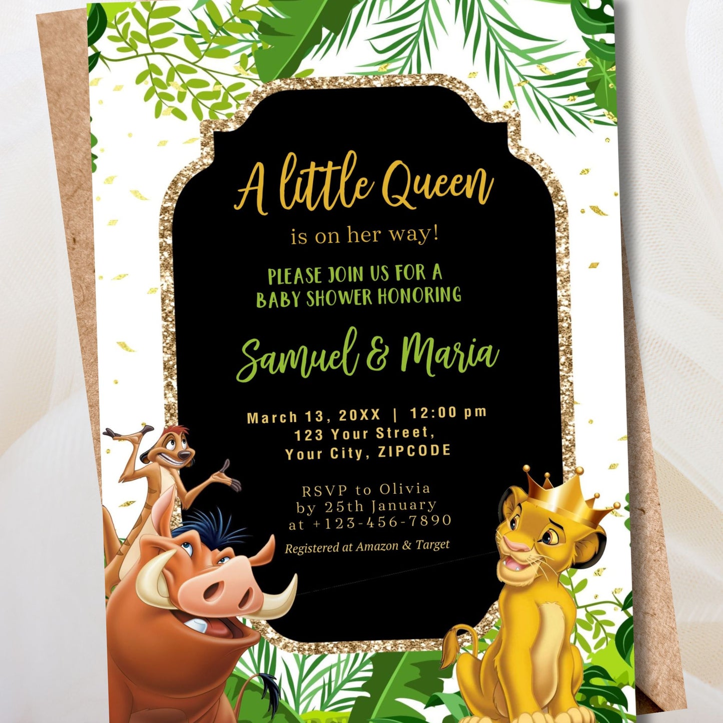 Baby Shower Digital Invitation