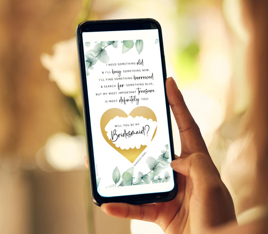 Bridesmaid Proposal Scratch Card