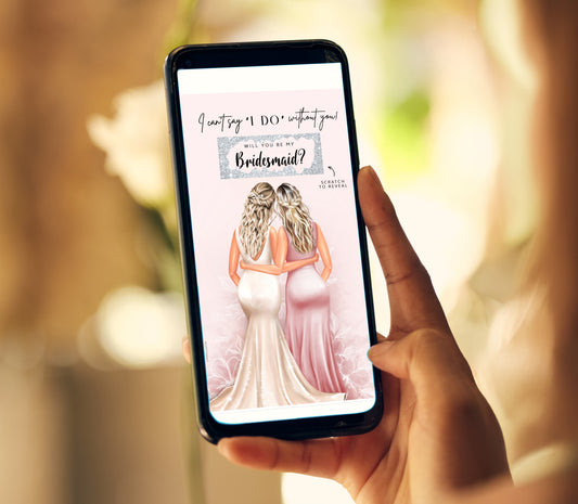Bridesmaid Proposal Scratch Card