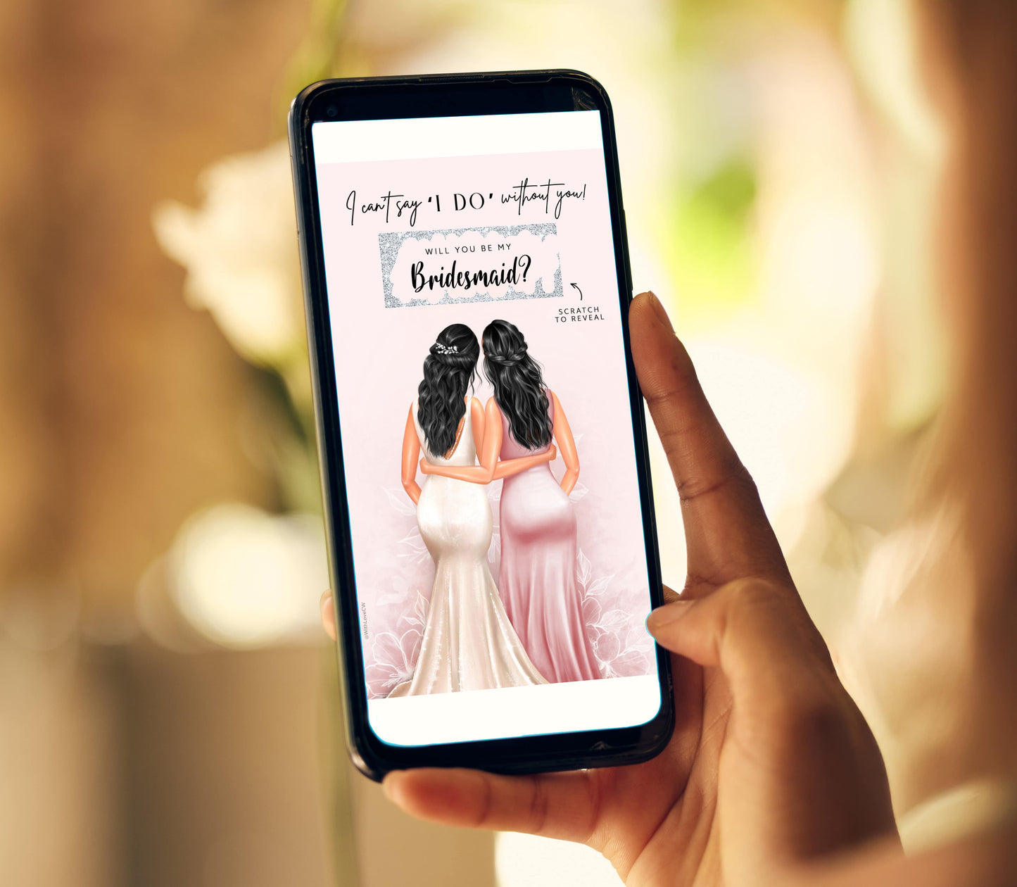 Bridesmaid Proposal Scratch Card