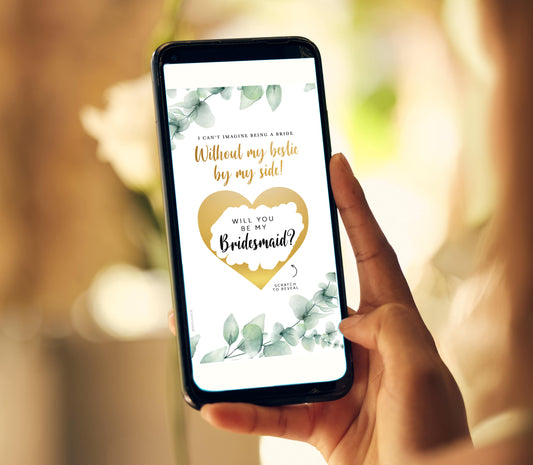 Bridesmaid Proposal Scratch Card