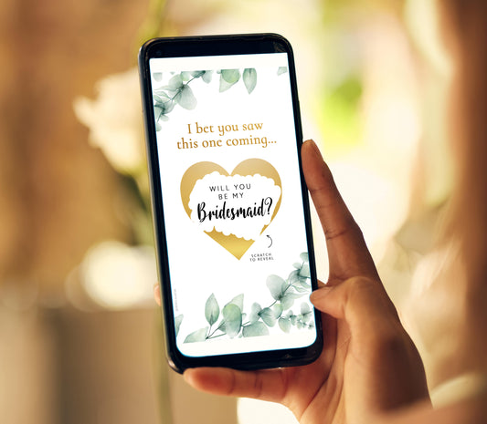 Bridesmaid Proposal Scratch Card