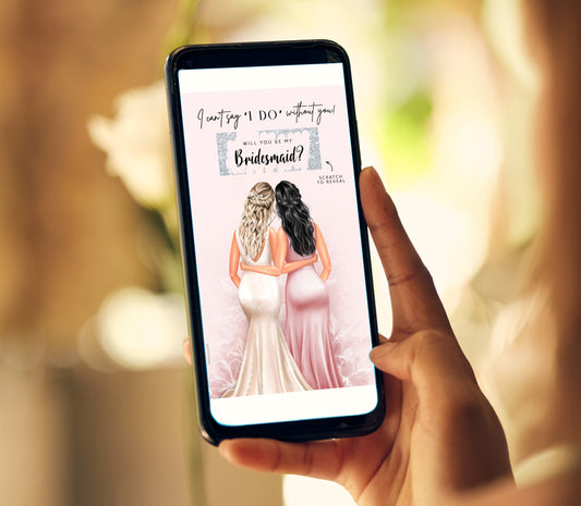 Bridesmaid Proposal Scratch Card