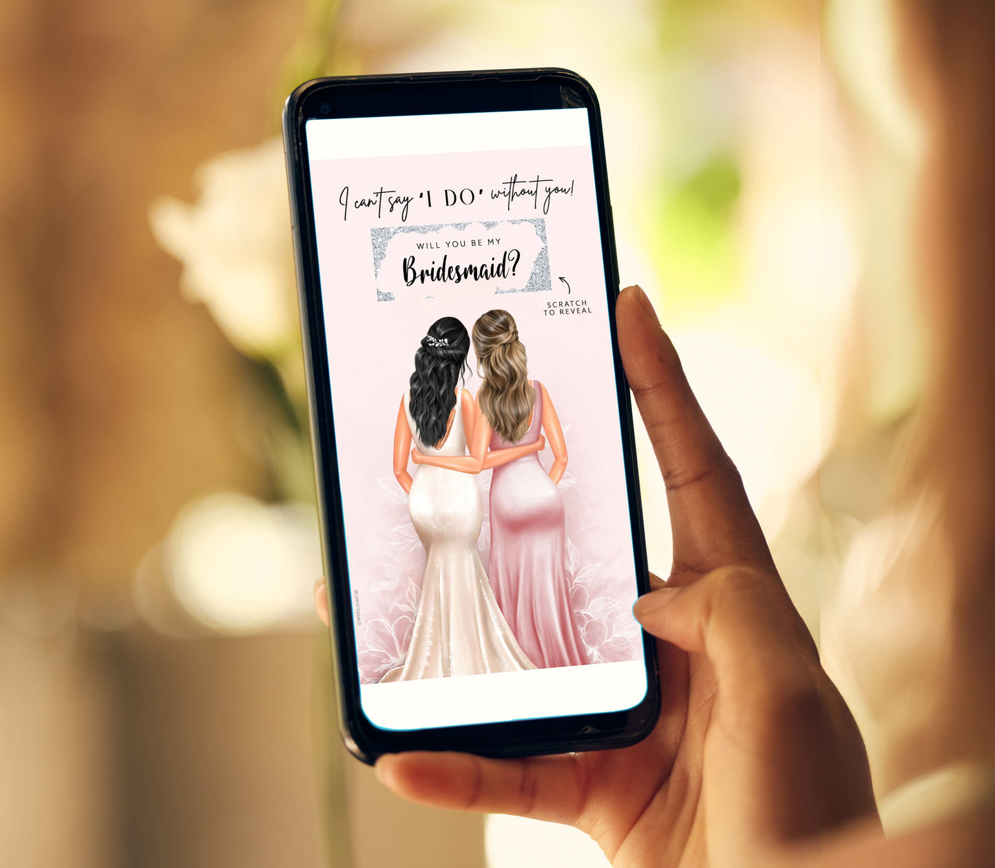Bridesmaid Proposal Scratch Card