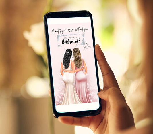Bridesmaid Proposal Scratch Card