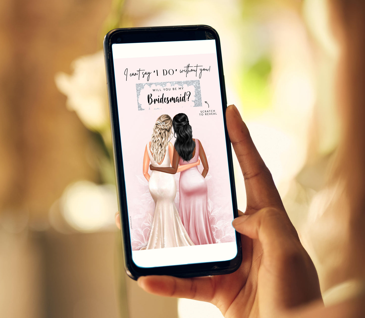 Bridesmaid Proposal Scratch Card