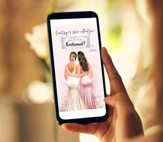 Bridesmaid Proposal Scratch Card