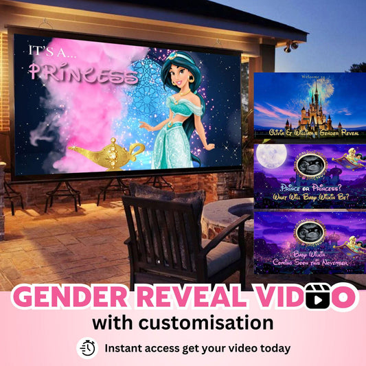 GIRL Custom Gender Reveal Movie Video