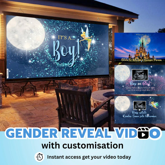 BOY Custom Gender Reveal Movie Video