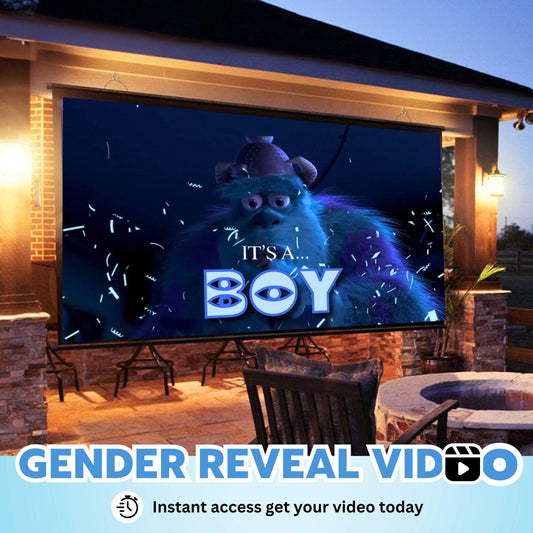BOY Gender Reveal Movie Video