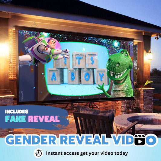 BOY Gender Reveal Movie Video With Fake Reveal