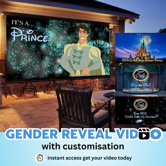 BOY Custom Gender Reveal Movie Video