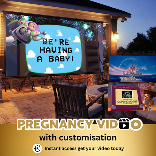 PREGNANCY Reveal Custom Movie Video