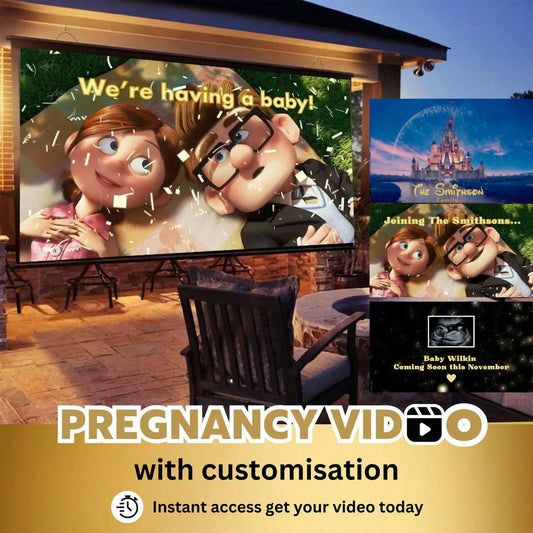 PREGNANCY Reveal Custom Movie Video