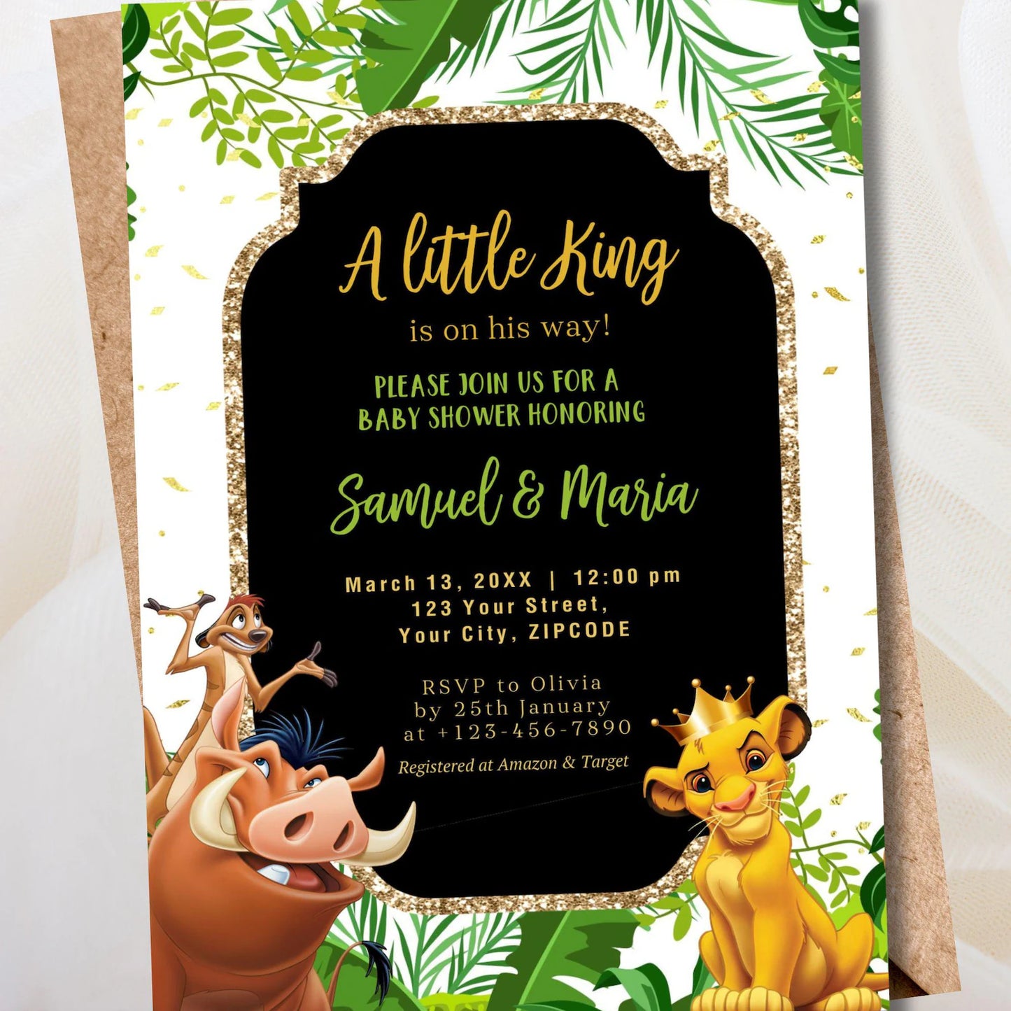 Baby Shower Digital Invitation
