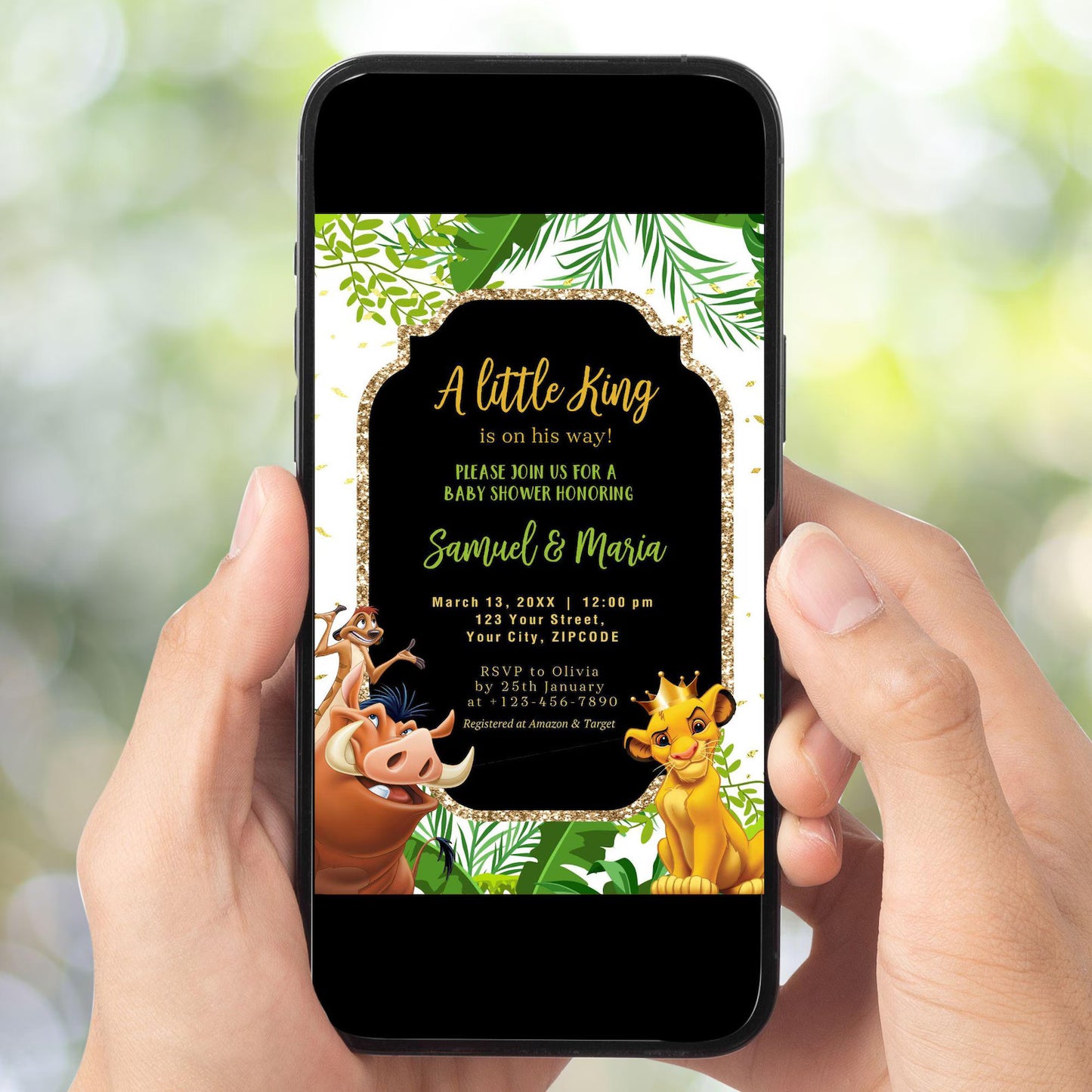 Baby Shower Digital Invitation