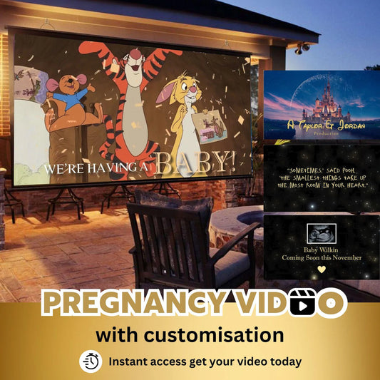 PREGNANCY Reveal Custom Movie Video