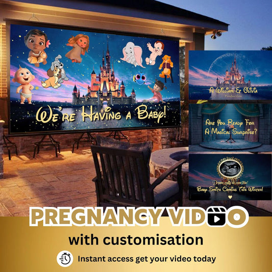 PREGNANCY Reveal Custom Movie Video