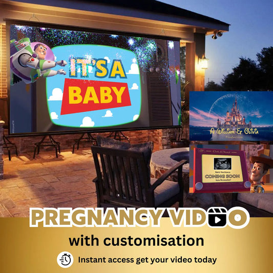 PREGNANCY Reveal Custom Movie Video