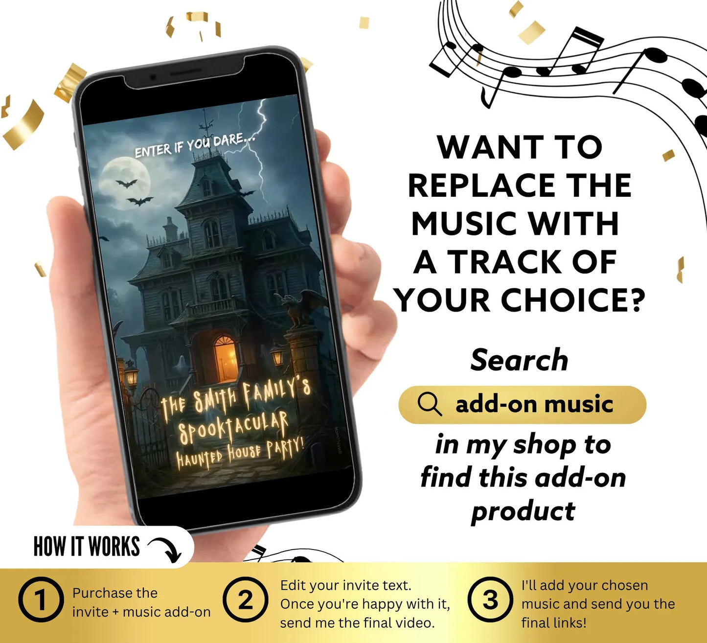 Haunted House Halloween Party Video Invite