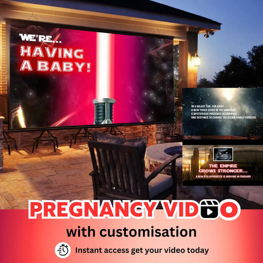 PREGNANCY Reveal Custom Movie Video