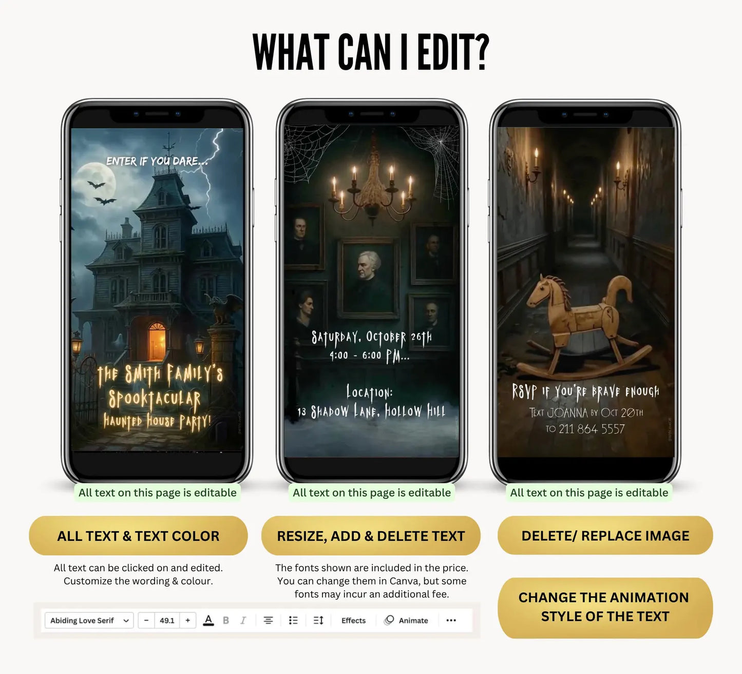 Haunted House Halloween Party Video Invite