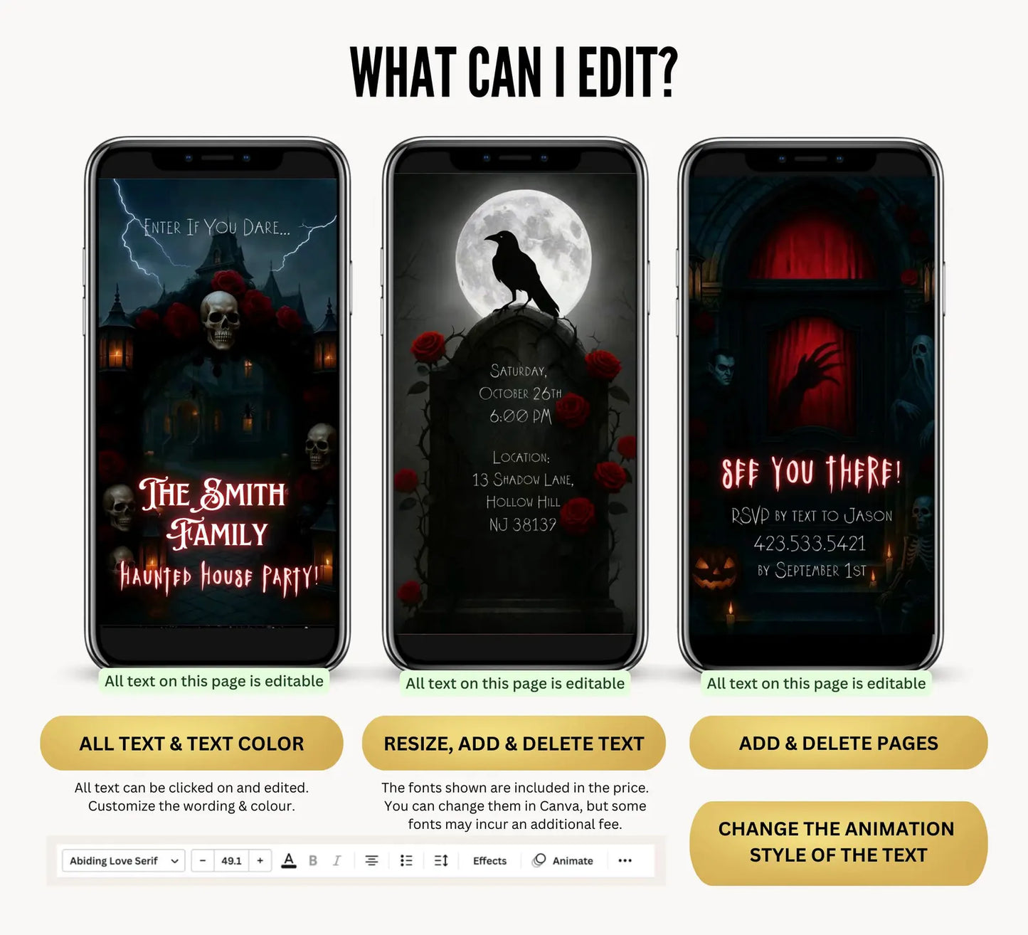 Haunted House Halloween Party Video Invite