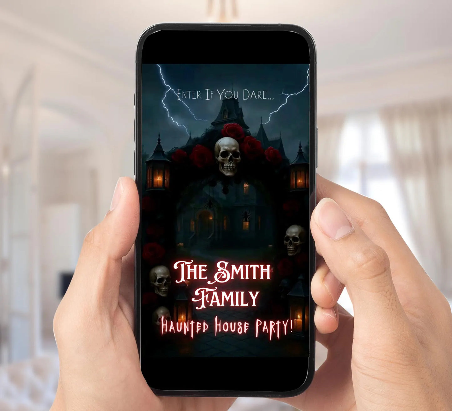 Haunted House Halloween Party Video Invite