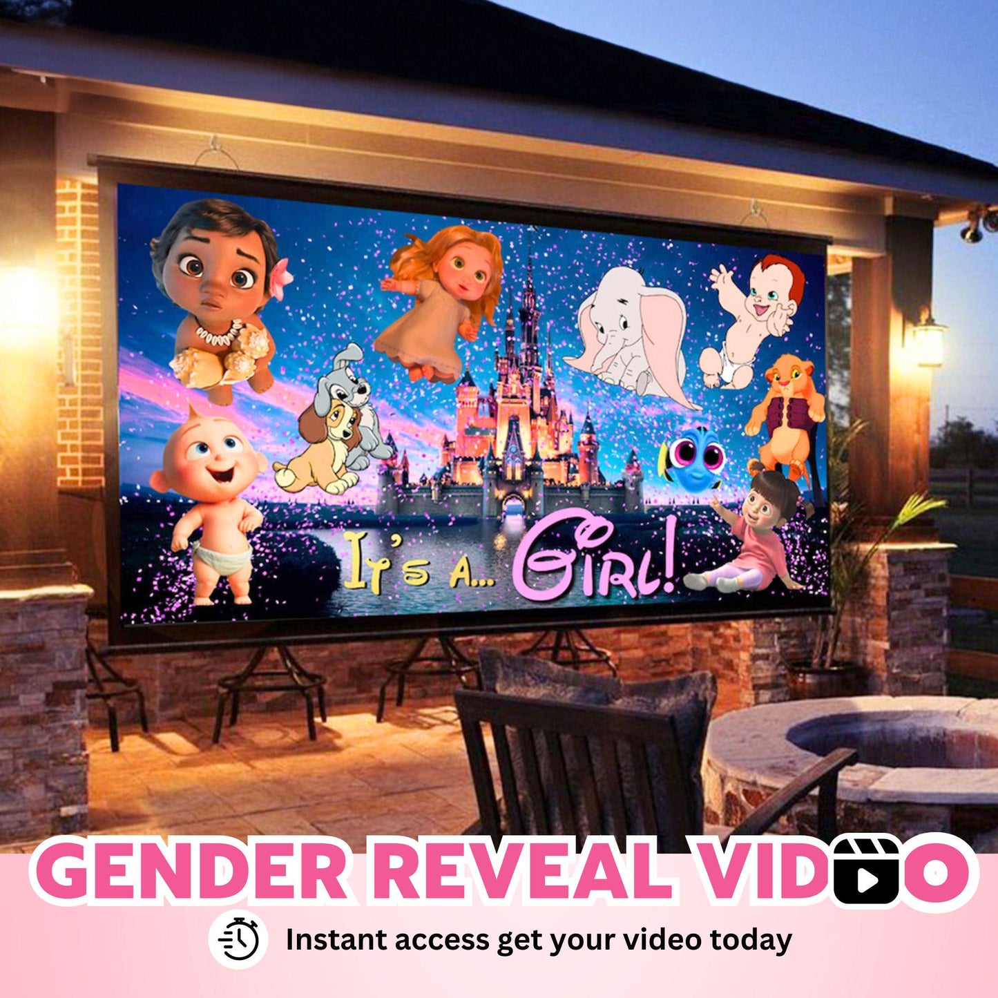 GIRL Gender Reveal Movie Video