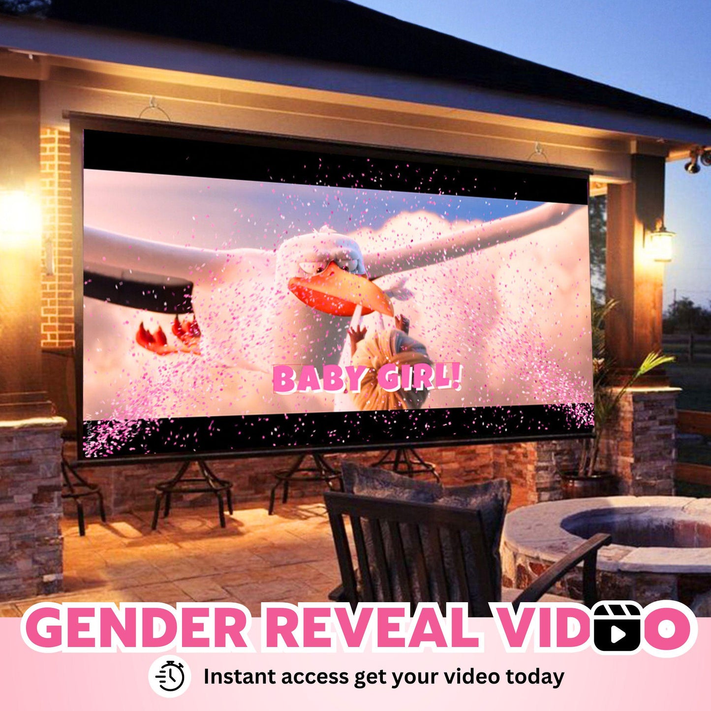 GIRL Gender Reveal Movie Video