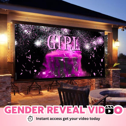 GIRL Gender Reveal Movie Video