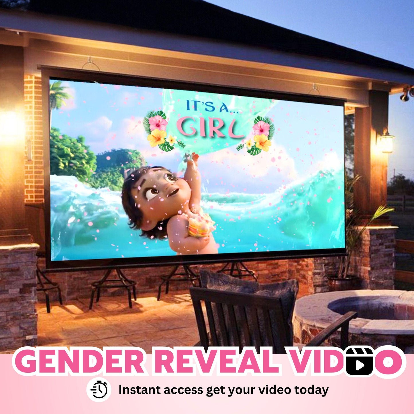 GIRL Gender Reveal Movie Video