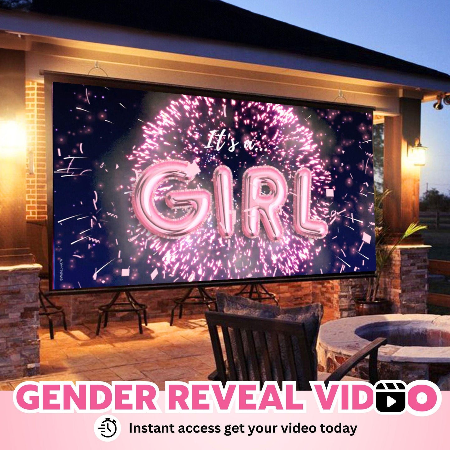 GIRL Gender Reveal Movie Video