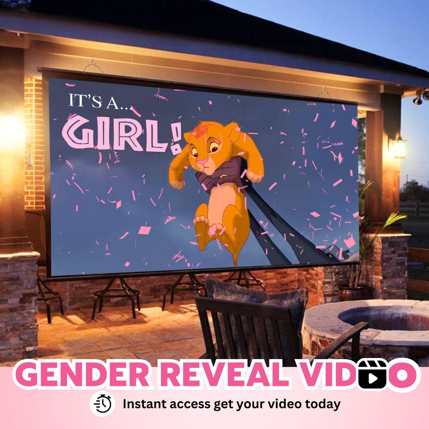 GIRL Gender Reveal Movie Video