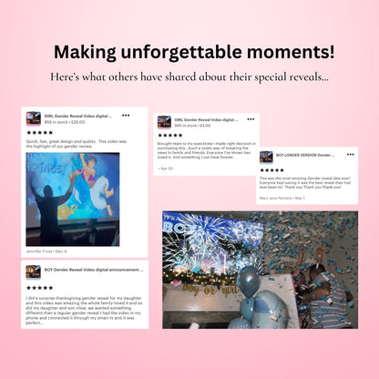 GIRL Gender Reveal Movie Video