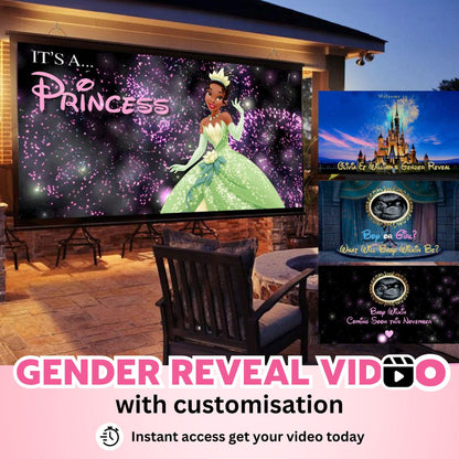 GIRL Custom Gender Reveal Movie Video