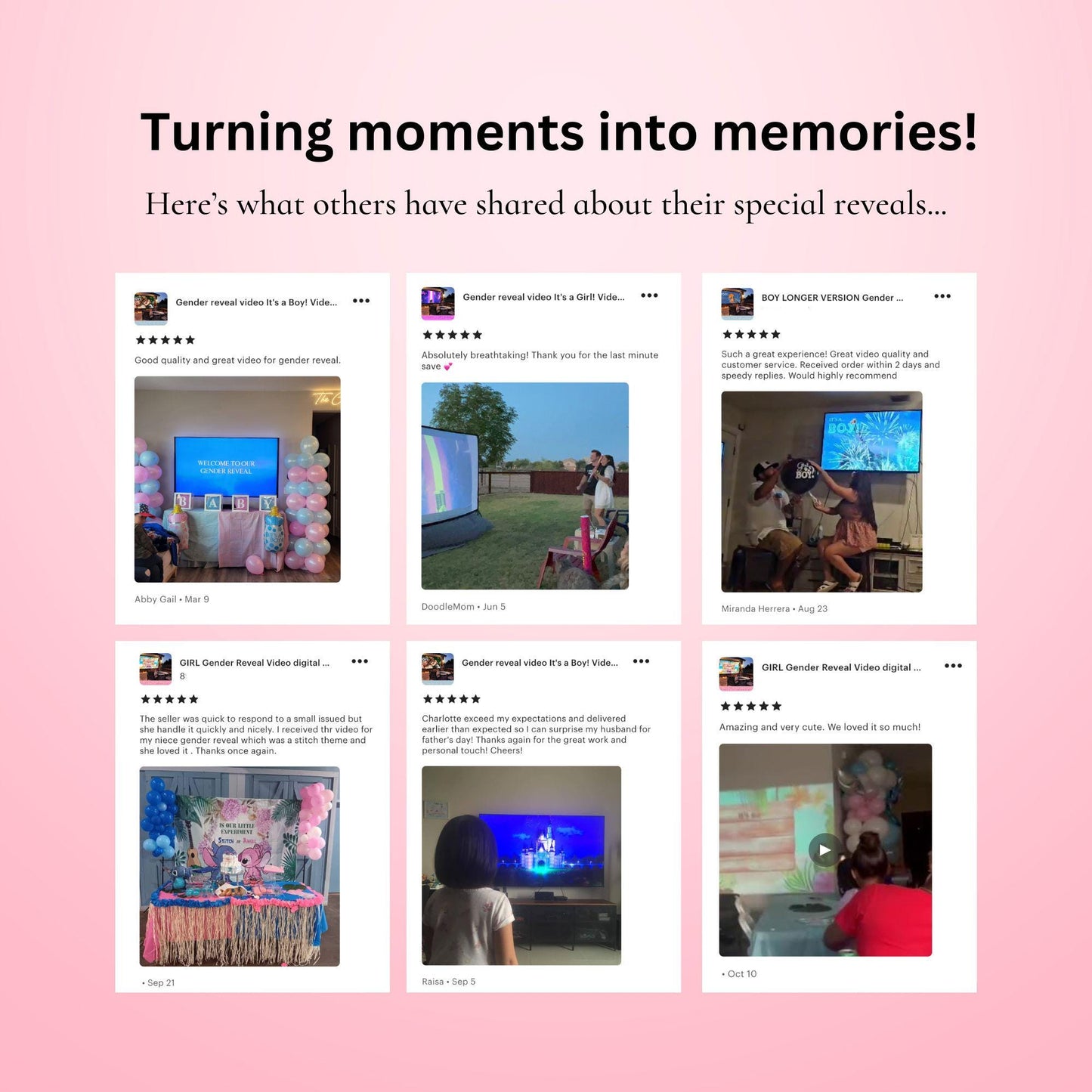 GIRL Gender Reveal Movie Video With Fake Reveal